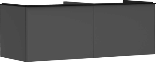 Slika od Xelu Q Vanity unit Diamond Matt Grey 1360/550 with 2 drawers for console