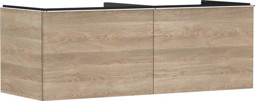 Slika od Xelu Q Vanity unit Natural Oak 1360/550 with 2 drawers for console