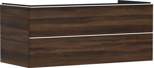 Slika od Xelu Q Vanity unit Dark Walnut 1180/550 with 2 drawers for console with cutout middle