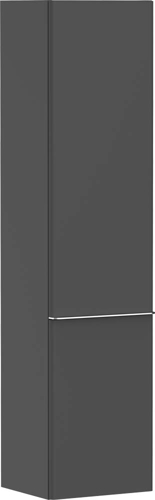 Slika od Xelu Q Tall cabinet Diamond Matt Grey 400/350, door hinge right