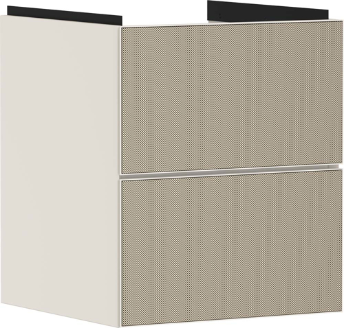 Slika od Xevolos E Vanity unit Sand Matt Beige 480/475 with 2 drawers for handrinse basin