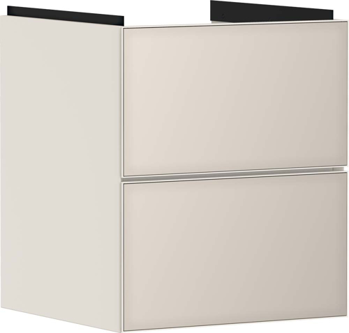 Slika od Xevolos E Vanity unit Sand Matt Beige 480/475 with 2 drawers for handrinse basin