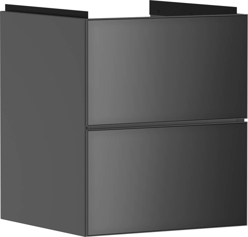 Slika od Xevolos E Vanity unit Slate Matt Grey 480/475 with 2 drawers for handrinse basin