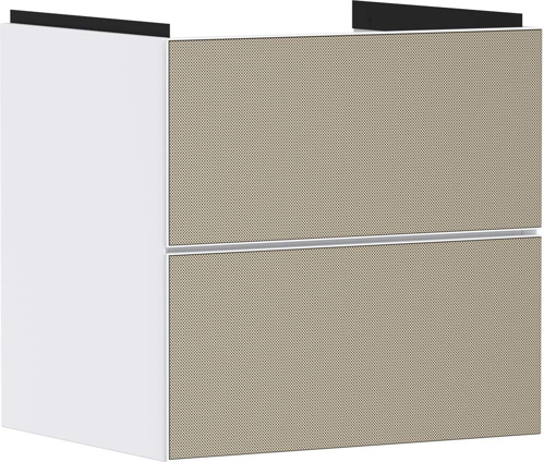 Slika od Xevolos E Vanity unit Matt White 580/475 with 2 drawers for wash basin