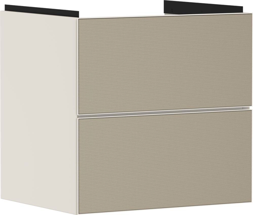 Slika od Xevolos E Vanity unit Sand Matt Beige 580/475 with 2 drawers for wash basin