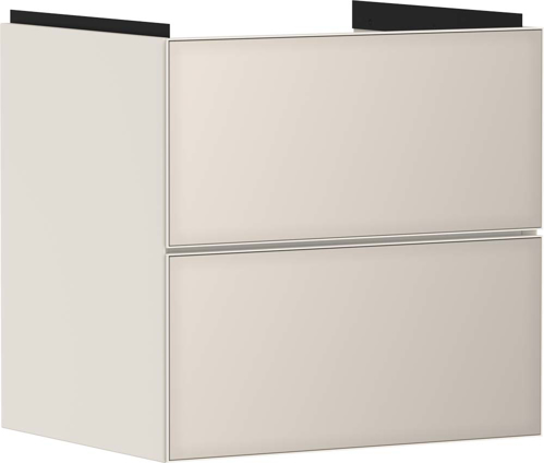 Slika od Xevolos E Vanity unit Sand Matt Beige 580/475 with 2 drawers for wash basin