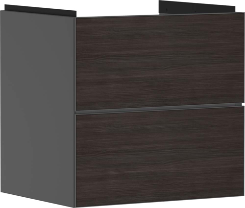Slika od Xevolos E Vanity unit Slate Matt Grey 580/475 with 2 drawers for wash basin