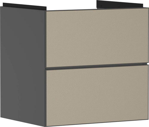 Slika od Xevolos E Vanity unit Slate Matt Grey 580/475 with 2 drawers for wash basin