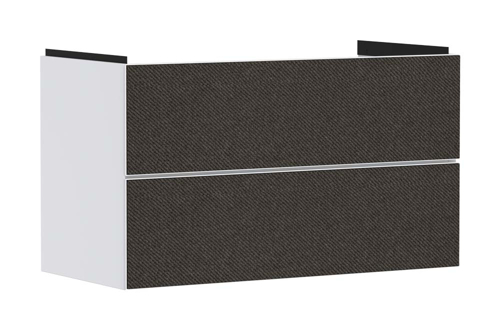 Slika od Xevolos E Vanity unit Matt White 980/475 with 2 drawers for wash basin