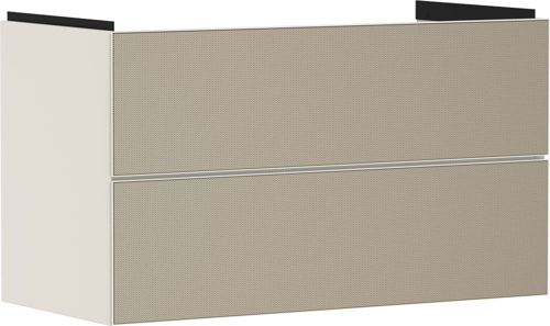 Slika od Xevolos E Vanity unit Sand Matt Beige 980/475 with 2 drawers for wash basin