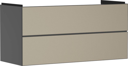 Slika od Xevolos E Vanity unit Slate Matt Grey 1180/475 with 2 drawers for wash basin