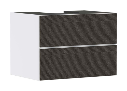 Slika od Xevolos E Vanity unit Matt White 780/550 with 2 drawers for console with cutout middle