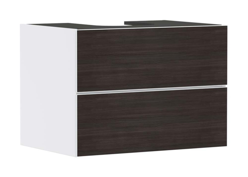 Slika od Xevolos E Vanity unit Matt White 780/550 with 2 drawers for console with cutout middle