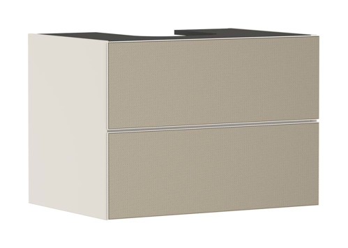 Slika od Xevolos E Vanity unit Sand Matt Beige 780/550 with 2 drawers for console with cutout middle