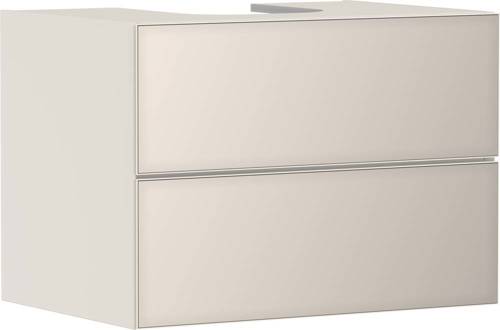 Slika od Xevolos E Vanity unit Sand Matt Beige 780/550 with 2 drawers for console with cutout middle