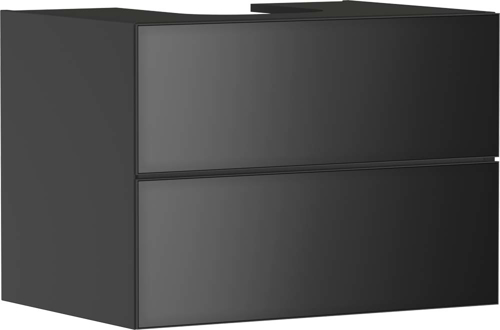 Slika od Xevolos E Vanity unit Slate Matt Grey 780/550 with 2 drawers for console with cutout middle