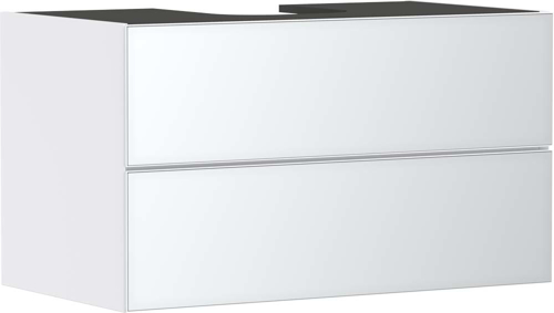 Slika od Xevolos E Vanity unit Matt White 980/550 with 2 drawers for console with cutout middle