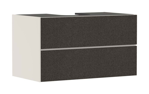 Slika od Xevolos E Vanity unit Sand Matt Beige 980/550 with 2 drawers for console with cutout middle