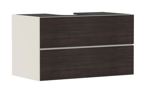 Slika od Xevolos E Vanity unit Sand Matt Beige 980/550 with 2 drawers for console with cutout middle