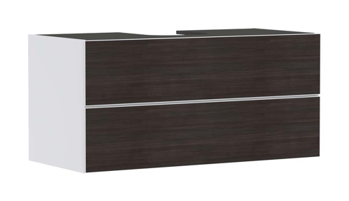 Slika od Xevolos E Vanity unit Matt White 1180/550 with 2 drawers for console with cutout middle