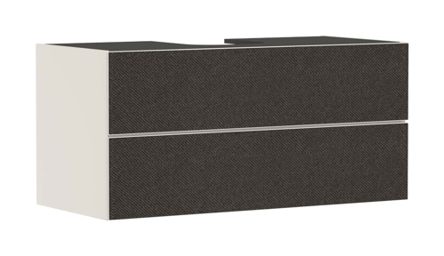 Slika od Xevolos E Vanity unit Sand Matt Beige 1180/550 with 2 drawers for console with cutout middle