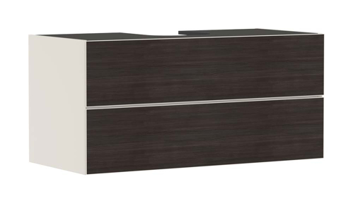 Slika od Xevolos E Vanity unit Sand Matt Beige 1180/550 with 2 drawers for console with cutout middle