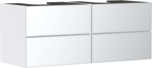 Slika od Xevolos E Vanity unit Matt White 1370/550 with 4 drawers for console with 2 cutouts