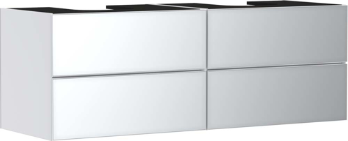 Slika od Xevolos E Vanity unit Matt White 1570/550 with 4 drawers for console with 2 cutouts