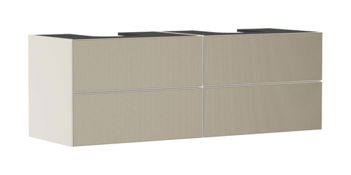 Slika od Xevolos E Vanity unit Sand Matt Beige 1570/550 with 4 drawers for console with 2 cutouts