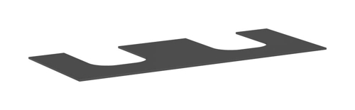 Slika od Xevolos E Console 1370/550 with 2 cutouts for countertop basin ground