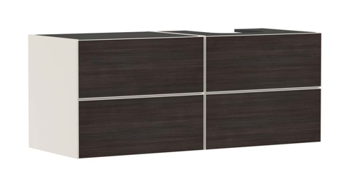 Slika od Xevolos E Vanity unit Sand Matt Beige 1370/550 with 4 drawers for console with cutout right