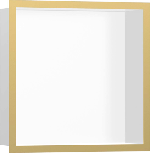 Slika od XtraStoris Individual Wall niche Matt White with design frame 300/300/100