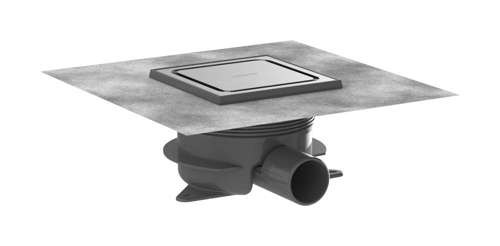 Slika od RainDrain Spot Plus Complete set point drain 150/150 with height adjustable frame
