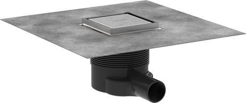 Slika od RainDrain Brilliance Complete set point drain 100/100 tileable rear cover