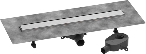 Slika od RainDrain Go Complete set shower drain 700 tileable rear cover standard/flat installation