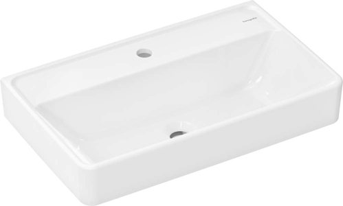 Slika od Xanuia Q Wash basin Compact 650/390 with tap hole without overflow