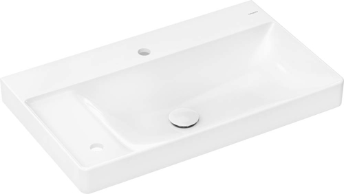 Slika od Xelu Q Wash basin with shelf left 800/480 with 2 tap holes without overflow, SmartClean