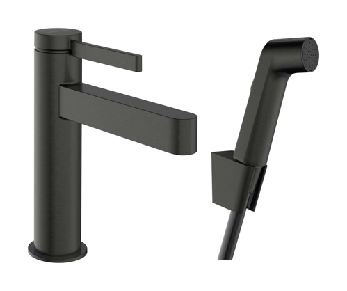 Slika od Finoris Single lever basin mixer 110 with bidette hand shower and shower hose 160 cm