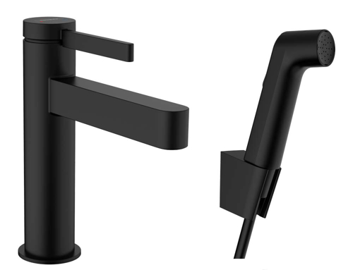 Slika od Finoris Single lever basin mixer 110 with bidette hand shower and shower hose 160 cm