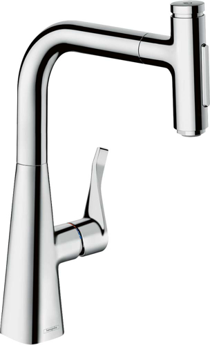 Slika od Metris Select M71 Single lever kitchen mixer 240, pull-out spray, 2jet, sBox