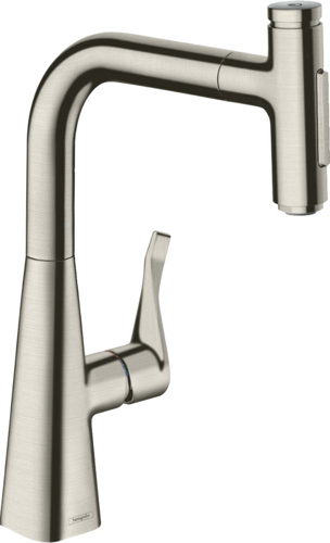 Slika od Metris Select M71 Single lever kitchen mixer 240, pull-out spray, 2jet, sBox