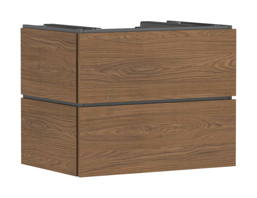 Slika od Xilesa E Vanity unit 780/550 with 2 drawers for console with cutout middle