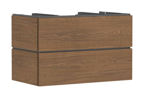 Slika od Xilesa E Vanity unit 980/550 with 2 drawers for console with cutout middle