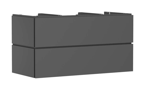 Slika od Xilesa E Vanity unit 1180/550 with 2 drawers for console with cutout middle