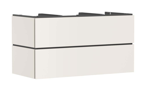 Slika od Xilesa E Vanity unit 1180/550 with 2 drawers for console with cutout middle