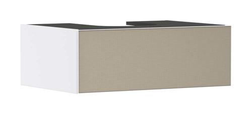 Slika od Xevolos E Vanity unit Matt White 780/550 with 1 drawer for console with cutout middle