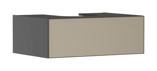 Slika od Xevolos E Vanity unit Slate Matt Grey 780/550 with 1 drawer for console with cutout middle