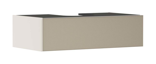 Slika od Xevolos E Vanity unit Sand Matt Beige 980/550 with 1 drawer for console with cutout middle
