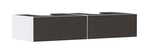 Slika od Xevolos E Vanity unit Matt White 1370/550 with 2 drawers for console with 2 cutouts