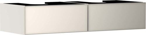 Slika od Xevolos E Vanity unit Sand Matt Beige 1370/550 with 2 drawers for console with 2 cutouts